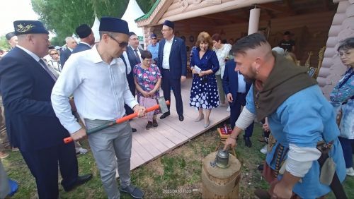 На юбилейный Сабантуй в Заинский район приехали почетные гости