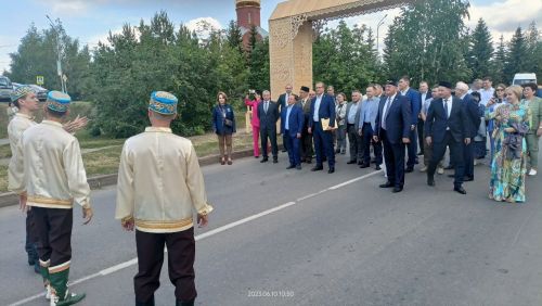 На юбилейный Сабантуй в Заинский район приехали почетные гости
