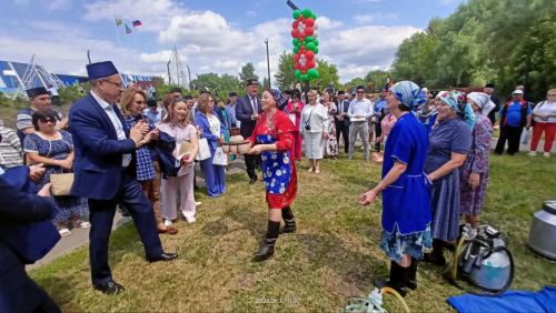 На юбилейный Сабантуй в Заинский район приехали почетные гости