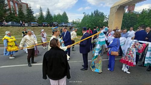На юбилейный Сабантуй в Заинский район приехали почетные гости
