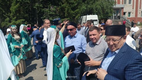 На юбилейный Сабантуй в Заинский район приехали почетные гости