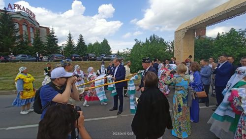 На юбилейный Сабантуй в Заинский район приехали почетные гости