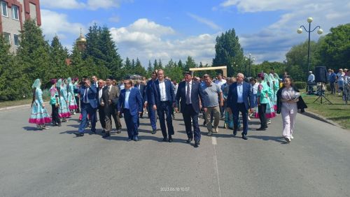 На юбилейный Сабантуй в Заинский район приехали почетные гости