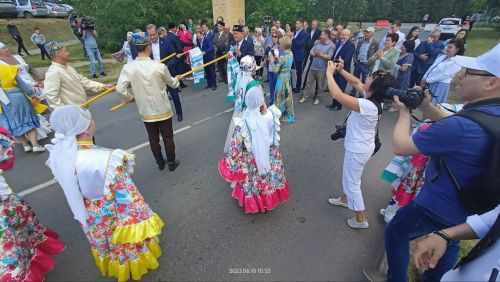 На юбилейный Сабантуй в Заинский район приехали почетные гости