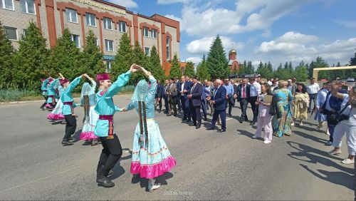 На юбилейный Сабантуй в Заинский район приехали почетные гости