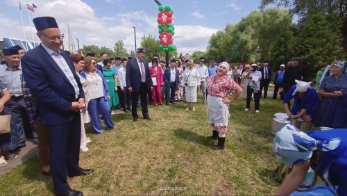 На юбилейный Сабантуй в Заинский район приехали почетные гости