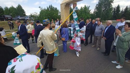 На юбилейный Сабантуй в Заинский район приехали почетные гости