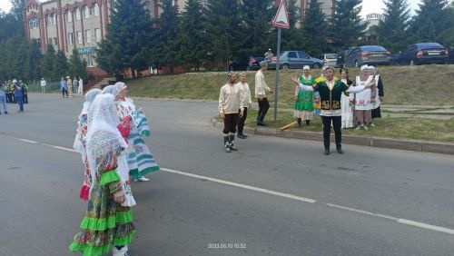 На юбилейный Сабантуй в Заинский район приехали почетные гости