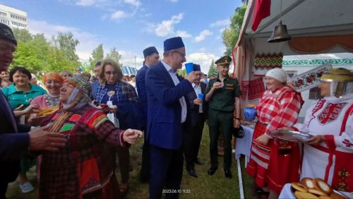 На юбилейный Сабантуй в Заинский район приехали почетные гости