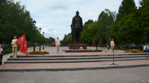 В Заинске в День памяти и скорби прошел митинг