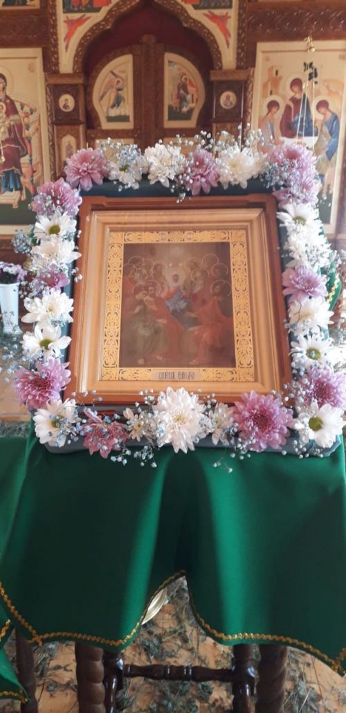 В День Святого Духа в храме села Савалеево отметили престольный праздник