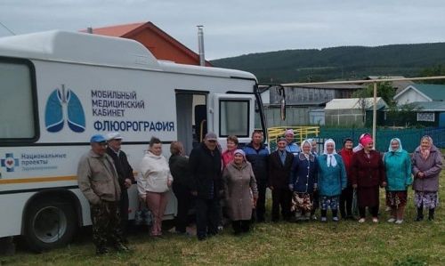Мобильный флюорограф работает в Заинском районе