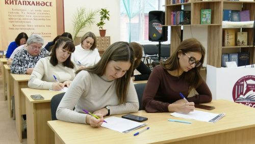 Заинск присоединился к акции «Татарча диктант»