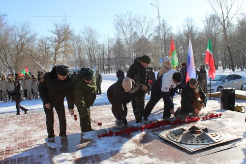 В Заинске отметили День вывода войск из Афганистана