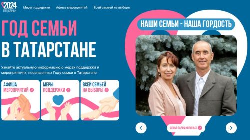 В Татарстане запустили сайт с информацией обо всех мерах поддержки семей