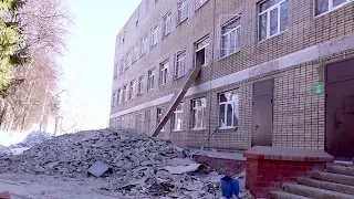 В больничном городке продолжается ремонт отделений