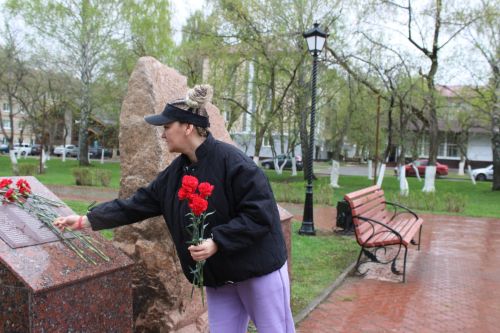 В Заинске почтили память чернобыльцев
