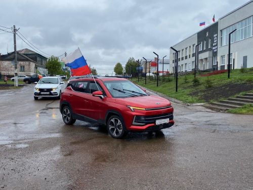 В Заинске прошел автопробег