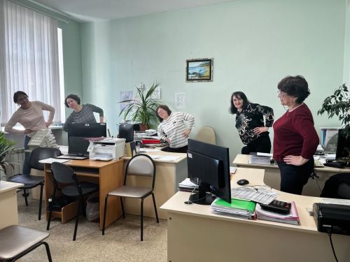 Сотрудники Заинской ЦРБ провели рабочую гимнастику