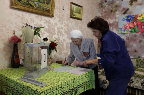 101 -летняя жительница Заинска приняла участие в выборах