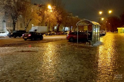 Госавтоинспекция напомнила татарстанцам о мерах безопасности на дорогах в условиях гололедицы