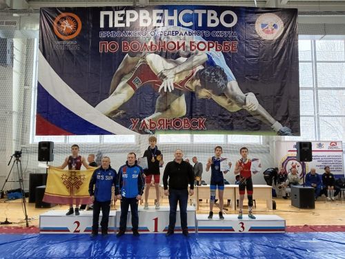 Заинцы стали бронзовыми призерами первенства Приволжского федерального округа по вольной борьбе