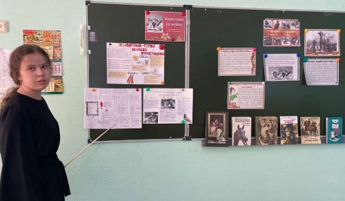 «Четвероногие солдаты»: в Заинской библиотеке вспомнили животных-героев войны