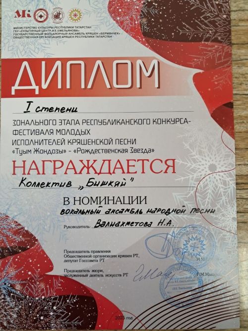 Юные заинцы блестяще выступили на зональном этапе фестиваля «Рождественская звезда»