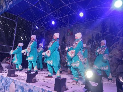 Как в Заинске зажгли главную новогоднюю ёлку