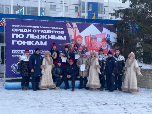 Всероссийские соревнования по лыжным гонкам среди студентов проходят в Заинске
