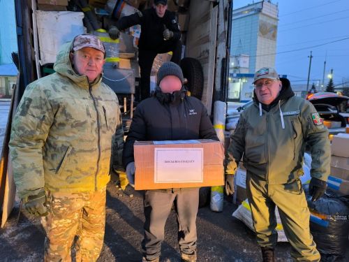 Глава района сопроводил 59-й гуманитарный конвой на линию фронта