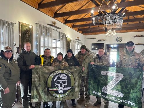 Глава района сопроводил 59-й гуманитарный конвой на линию фронта