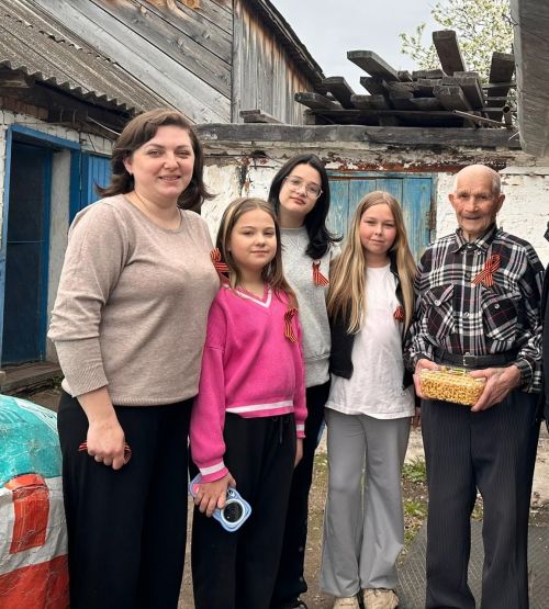 Акция «Георгиевская ленточка» прошла в микрорайоне Заготзерно Заинска