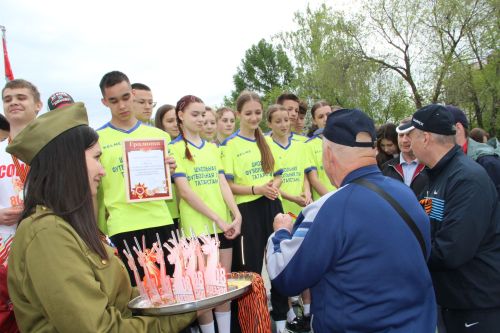 В Заинске 80-летию Великой Победы посвятили легкоатлетическую эстафету