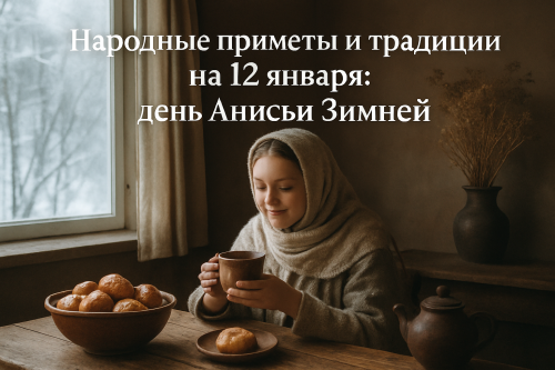 Народные приметы и традиции на 12 января: день Анисьи Зимней