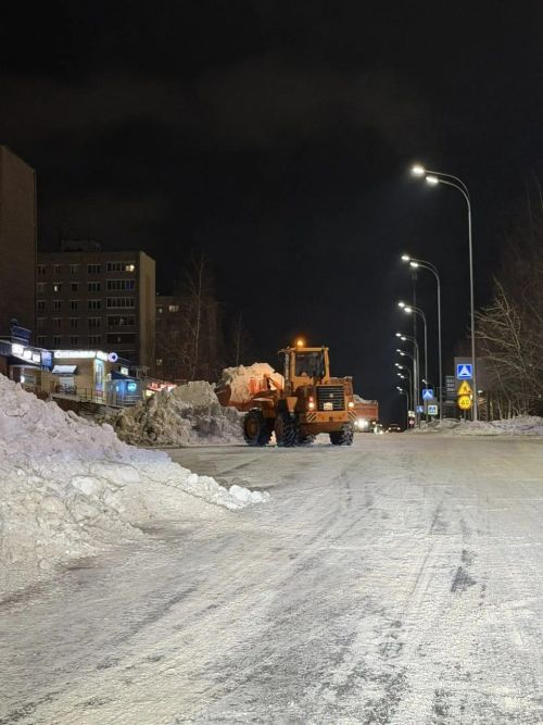 В Заинске завершена уборка снега с улицы Ефимова