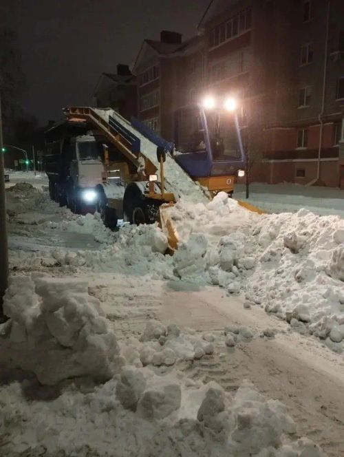В Заинске завершена уборка снега с улицы Ефимова