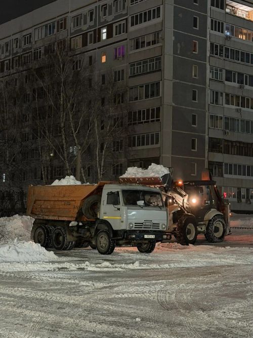 В Заинске завершена уборка снега с улицы Ефимова