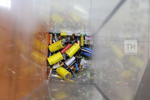 Школьники восточной зоны Татарстана сдали более 105 тонн батареек на переработку
