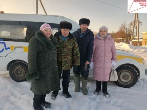 В Заинском районе пожилые сельчане проходят диспансеризацию с доставкой