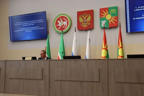 В Заинске прошло заседание КЧС: район готовится к паводку и пожароопасному сезону