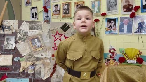В детском саду «Василёк» состоялся VIII муниципальный конкурс юных чтецов «Звонкое эхо Победы»