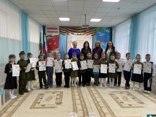 VIII муниципальный конкурс юных чтецов «Звонкое эхо Победы!» прошёл в детском саду «Василёк» Заинска
