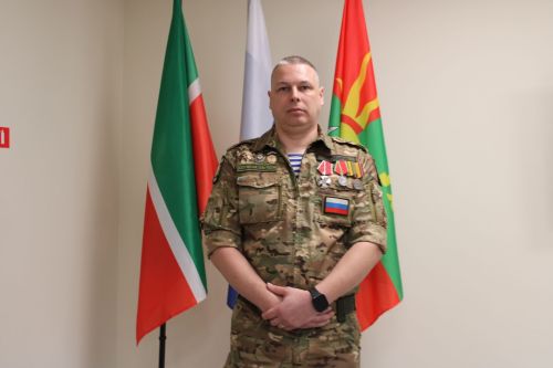 Орден Мужества Президента России вручили ветерану СВО из Заинска Артуру Терешину
