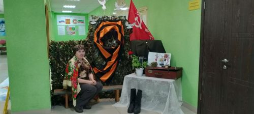 В ГДК Мирный открылась фотозона «Слава тебе, солдат-победитель!» до 10 мая