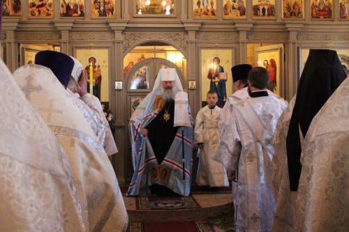 В селе Верхний Багряж Заинского района митрополит Кирилл освятил Троицкую церковь после масштабной реставрации