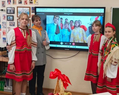 Школьники Заинского района провели телемост с Белгородской областью