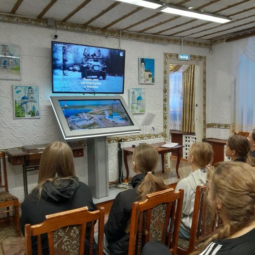 В Заинском музее показали фильм о защитниках Москвы