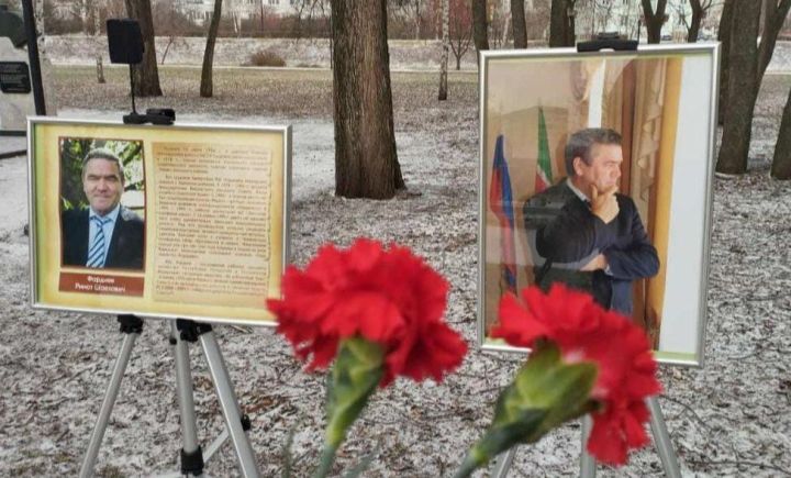 Заинцы почтили память Рината Фардиева