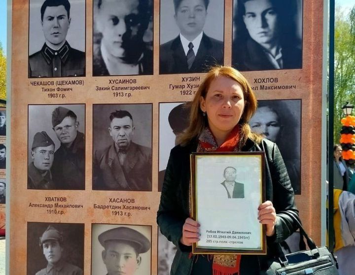 Жительница села Савалеево присоединилась к акции #МойГеройМояСемья